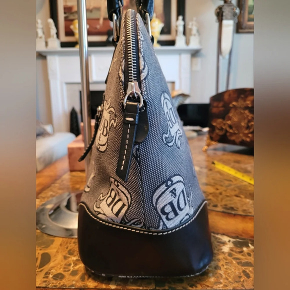 Dooney & Bourke Donegal Crest Logo Satchel Bag - Picture 3 of 13